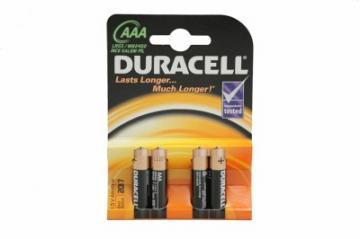 DURACELL 4 baterii alkaline AAA - Pret | Preturi DURACELL 4 baterii alkaline AAA