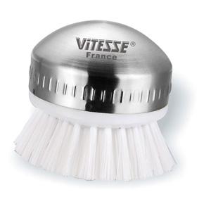 Perie plastic cu maner inox - Vitesse France - Pret | Preturi Perie plastic cu maner inox - Vitesse France