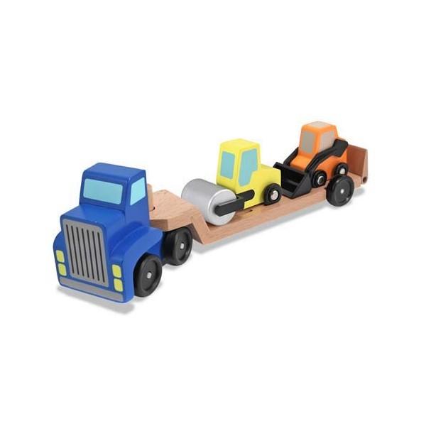 Camion transportor cu platforma cu utilaje de constructii - Pret | Preturi Camion transportor cu platforma cu utilaje de constructii