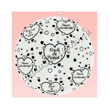 Balon Jumbo 90 cm inscriptionat (all over) Casa de Piatra - Pret | Preturi Balon Jumbo 90 cm inscriptionat (all over) Casa de Piatra