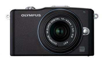 KIT Camera digitala Olympus Pen E-PM1 DZK body, black, incarcator + lentile EZ-M1442, V20601BBE000 - Pret | Preturi KIT Camera digitala Olympus Pen E-PM1 DZK body, black, incarcator + lentile EZ-M1442, V20601BBE000