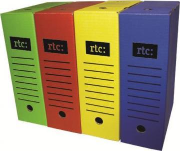 Cutie arhivare RTC, 330 x 255 x 100 mm, albastru, 10 bucati/set - Pret | Preturi Cutie arhivare RTC, 330 x 255 x 100 mm, albastru, 10 bucati/set