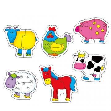 Galt - Baby Puzzle Farm - Puzzle Ferma de Animale - Pret | Preturi Galt - Baby Puzzle Farm - Puzzle Ferma de Animale