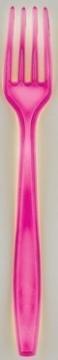 Furculite din plastic reutilizabile 19cm FUCHSIA TRANSPARENT set 10Buc - Pret | Preturi Furculite din plastic reutilizabile 19cm FUCHSIA TRANSPARENT set 10Buc