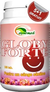 Globy Forte *100tbl PROMO 5+1 GRATIS - Pret | Preturi Globy Forte *100tbl PROMO 5+1 GRATIS