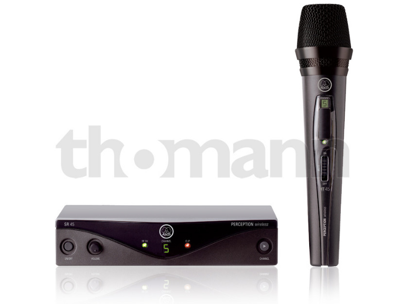 Vand microfon wireless(fara fir), pentru vocal, AKG PW45 VOCAL SET, - Pret | Preturi Vand microfon wireless(fara fir), pentru vocal, AKG PW45 VOCAL SET,