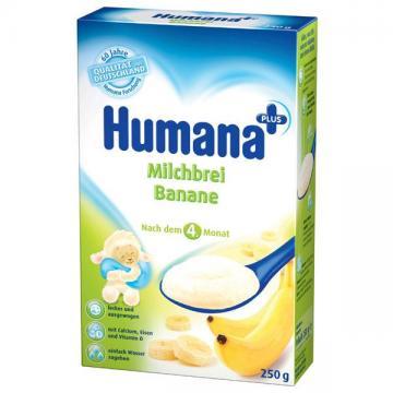 Humana Cereale cu Banane (de la 4 luni) 250gr - Pret | Preturi Humana Cereale cu Banane (de la 4 luni) 250gr