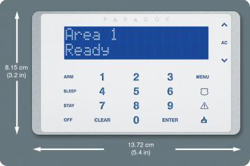 Tastatura Paradox LCD K656 - Pret | Preturi Tastatura Paradox LCD K656