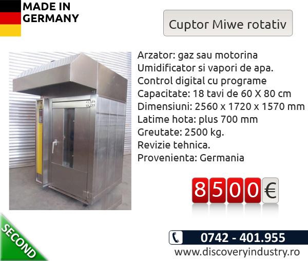 Cuptor Miwe rotativ second-hand - Pret | Preturi Cuptor Miwe rotativ second-hand