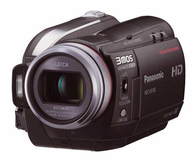 CAMERA VIDEO PANASONIC HDC-HS100 FULL HD - Pret | Preturi CAMERA VIDEO PANASONIC HDC-HS100 FULL HD