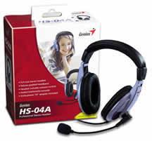 Casti cu microfon Genius HS-04A Headband G-31700036100 - Pret | Preturi Casti cu microfon Genius HS-04A Headband G-31700036100