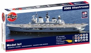 Kit constructie portavion HMS Illustrious - Pret | Preturi Kit constructie portavion HMS Illustrious