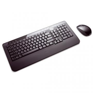 Kit Tastatura + Mouse Dell Wireless Euro Qwerty Black - Pret | Preturi Kit Tastatura + Mouse Dell Wireless Euro Qwerty Black