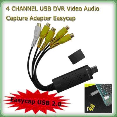 4 Channel EasyCap USB DVR Video Audio Captureo Adapter - Pret | Preturi 4 Channel EasyCap USB DVR Video Audio Captureo Adapter