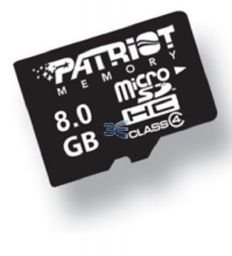 Patriot microSDHC Class 4 Flash Card, 8GB - Pret | Preturi Patriot microSDHC Class 4 Flash Card, 8GB