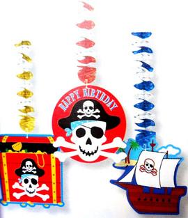 3 Spirale Decorative PIRATES PARTY - Pret | Preturi 3 Spirale Decorative PIRATES PARTY