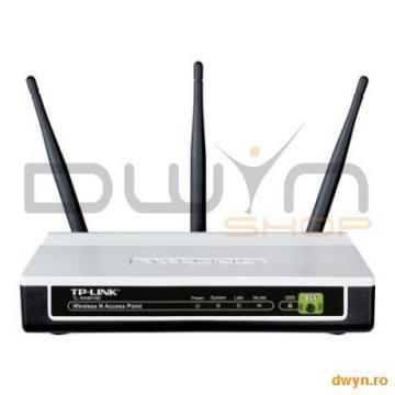 Acces Point Wireless 300Mbps Atheros, 3T3R, 2.4GHz, Passive PoE, QSS Push Button, 3 antene detasabil - Pret | Preturi Acces Point Wireless 300Mbps Atheros, 3T3R, 2.4GHz, Passive PoE, QSS Push Button, 3 antene detasabil