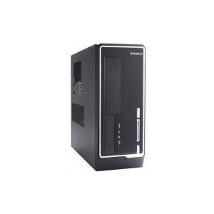 Carcasa Delux Minitower ATX 450W alimentare SATA, 1 bay, black&amp;silver, USB, 1xCD cover, 6cm fan - Pret | Preturi Carcasa Delux Minitower ATX 450W alimentare SATA, 1 bay, black&amp;silver, USB, 1xCD cover, 6cm fan