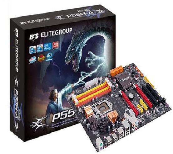 ECS P55H-A Black Series - Pret | Preturi ECS P55H-A Black Series