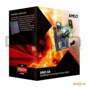 AMD A8 3870 Quad-Core, 3.0GHz, 4MB cache L2, socket FM1, 100W, Radeon HD 6550D GPU, BOX - Pret | Preturi AMD A8 3870 Quad-Core, 3.0GHz, 4MB cache L2, socket FM1, 100W, Radeon HD 6550D GPU, BOX
