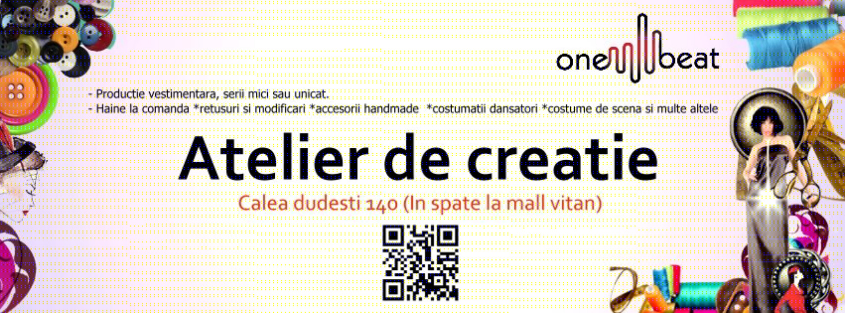 Atelierul de Creatie Onebeat - servicii complete de croitorie - Pret | Preturi Atelierul de Creatie Onebeat - servicii complete de croitorie