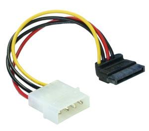 Cablu de alimentare SATA-Molex 4 pini in unghi, Delock 60101 - Pret | Preturi Cablu de alimentare SATA-Molex 4 pini in unghi, Delock 60101