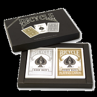 Bicycle Gold and Silver Set - Pret | Preturi Bicycle Gold and Silver Set