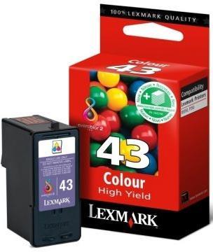 Cartus Cerneala Lexmark P 350 # 43 Color cartridge - 18YX143E - Pret | Preturi Cartus Cerneala Lexmark P 350 # 43 Color cartridge - 18YX143E