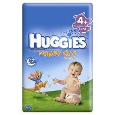 HUGGIES Super Dry Scutece Copii Nr. 4+ (10-16 Kg) *44buc - Pret | Preturi HUGGIES Super Dry Scutece Copii Nr. 4+ (10-16 Kg) *44buc