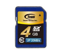 Card memorie Team Group SDHC 4GB, class 10 - Pret | Preturi Card memorie Team Group SDHC 4GB, class 10