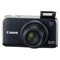 Aparat foto compact Canon PowerShot SX210 IS (Negru), 14.1MP, zoom optic 14x, ecran 3inch, HD 720p, HDMI - Pret | Preturi Aparat foto compact Canon PowerShot SX210 IS (Negru), 14.1MP, zoom optic 14x, ecran 3inch, HD 720p, HDMI