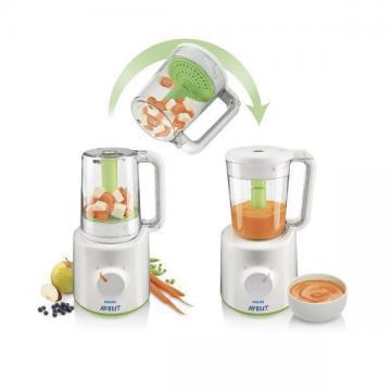 Aparat de Gatit cu Aburi si Blender Philips Aventis 0%BPA - Pret | Preturi Aparat de Gatit cu Aburi si Blender Philips Aventis 0%BPA