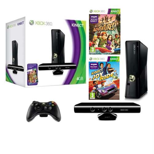 Vand XBOX 360, 4GB + KINECT + joc Adventures + joc Joy Ride - Pret | Preturi Vand XBOX 360, 4GB + KINECT + joc Adventures + joc Joy Ride