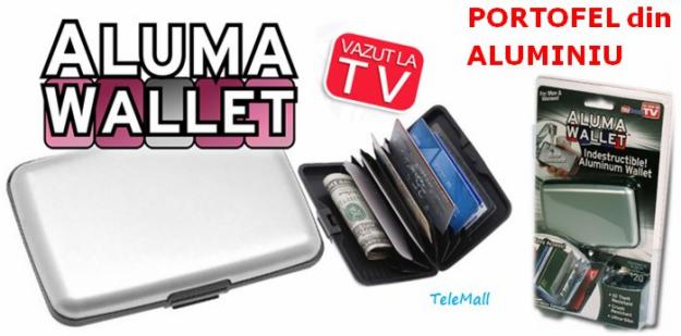 ALUMA WALLET - Portofel din Aluminiu! Elegant, Functional & Compact! - Pret | Preturi ALUMA WALLET - Portofel din Aluminiu! Elegant, Functional & Compact!