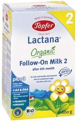 Topfer Lapte Praf BIO Lactana 2 *600 gr - Pret | Preturi Topfer Lapte Praf BIO Lactana 2 *600 gr