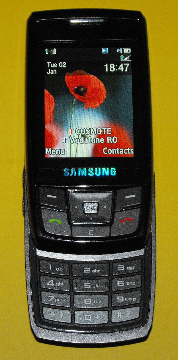 Samsung D880 DUOS, camera 3.15mp, dualsim, radio fm, slide, necodat - 129 Ron - Pret | Preturi Samsung D880 DUOS, camera 3.15mp, dualsim, radio fm, slide, necodat - 129 Ron