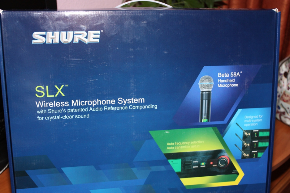 Vand Microfon wireless Shure beta 58 / slx 24 - Pret | Preturi Vand Microfon wireless Shure beta 58 / slx 24