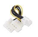 Cablu alimentare placa video 2x molex to 6pin CC-PSU-6 - Pret | Preturi Cablu alimentare placa video 2x molex to 6pin CC-PSU-6