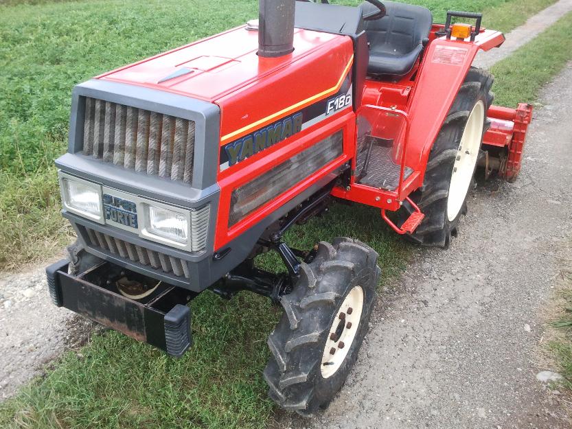 Tractor japonez Yanmar F18D 4x4 DIESEL Model nou cu freza+plug - Pret | Preturi Tractor japonez Yanmar F18D 4x4 DIESEL Model nou cu freza+plug