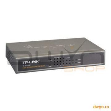 PoE (Power Over Ethernet) Switch 8 Porturi 10/100M (4 porturi PoE), carcasa metal - Pret | Preturi PoE (Power Over Ethernet) Switch 8 Porturi 10/100M (4 porturi PoE), carcasa metal