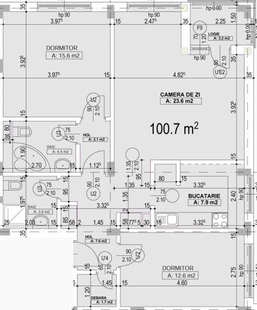 Apartament 3 camere Dorobanti Residence Buzau - Pret | Preturi Apartament 3 camere Dorobanti Residence Buzau