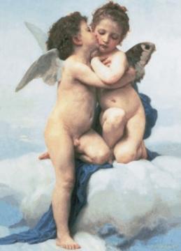 Puzzle Ravensburger 1500 Bouguereau : Cupid and Psyche - Pret | Preturi Puzzle Ravensburger 1500 Bouguereau : Cupid and Psyche