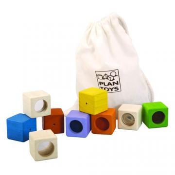 Plan Toys - Cuburi cu Activitati din Lemn - Pret | Preturi Plan Toys - Cuburi cu Activitati din Lemn