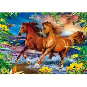 Puzzle Clementoni 1000 3D Horses in the surf - Pret | Preturi Puzzle Clementoni 1000 3D Horses in the surf