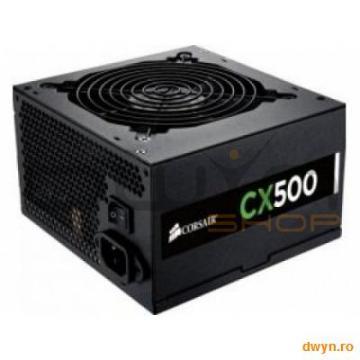 Corsair CX500W, Builder Series V2, 80+ Bronze certified, ATX 12V v2.3, ultra-quite 120mm fan - Pret | Preturi Corsair CX500W, Builder Series V2, 80+ Bronze certified, ATX 12V v2.3, ultra-quite 120mm fan