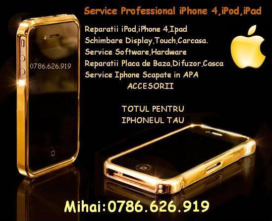 Service GSM iPhone 3G 3gS 4 mihai 0756319596 Reparatii iPhone 3G 3GS Reparatii profesional - Pret | Preturi Service GSM iPhone 3G 3gS 4 mihai 0756319596 Reparatii iPhone 3G 3GS Reparatii profesional