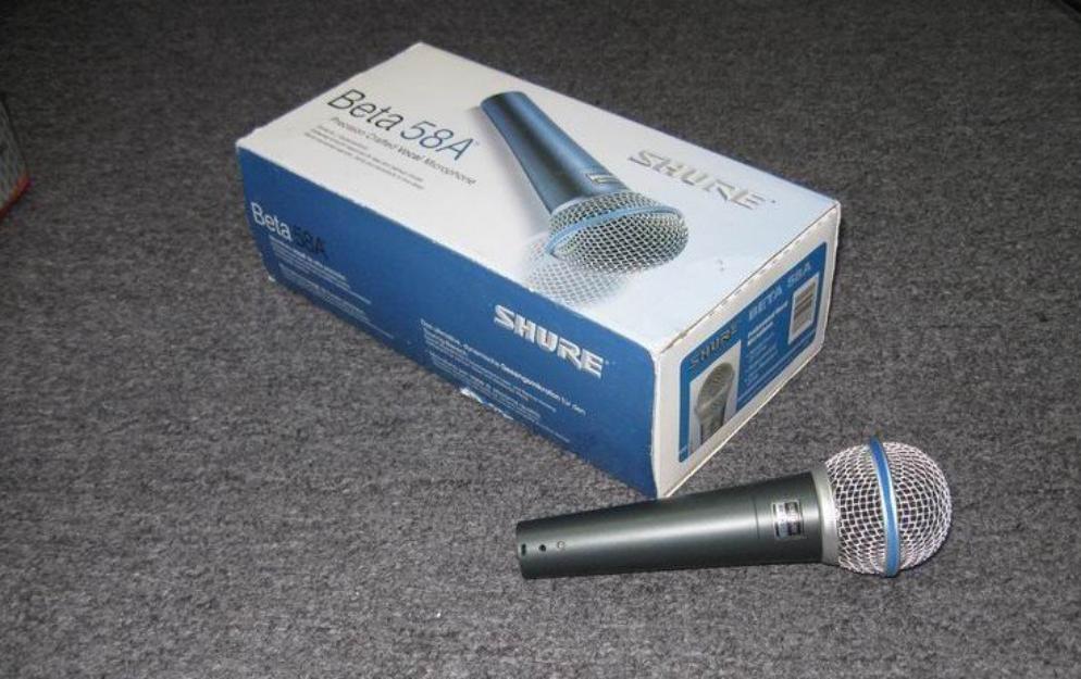 Vand Microfon cu fir Shure Beta 58 A - 600 lei. - Pret | Preturi Vand Microfon cu fir Shure Beta 58 A - 600 lei.