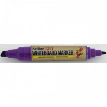 Whiteboard marker (2 in 1) - cu doua capete - varfuri groase, ARTLINE 525T - roz - Pret | Preturi Whiteboard marker (2 in 1) - cu doua capete - varfuri groase, ARTLINE 525T - roz