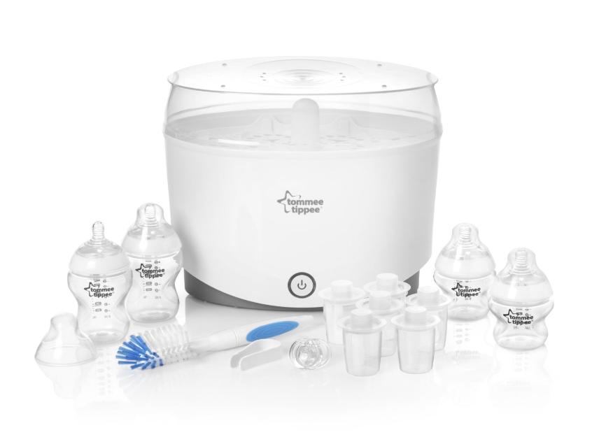 Kit sterilizator electric Tommee Tippee Closer to Nature cu multe accesorii! NOU! - Pret | Preturi Kit sterilizator electric Tommee Tippee Closer to Nature cu multe accesorii! NOU!