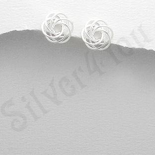 Silver4You.ro - Cercei argint floare cercuri intersectate - Pret | Preturi Silver4You.ro - Cercei argint floare cercuri intersectate